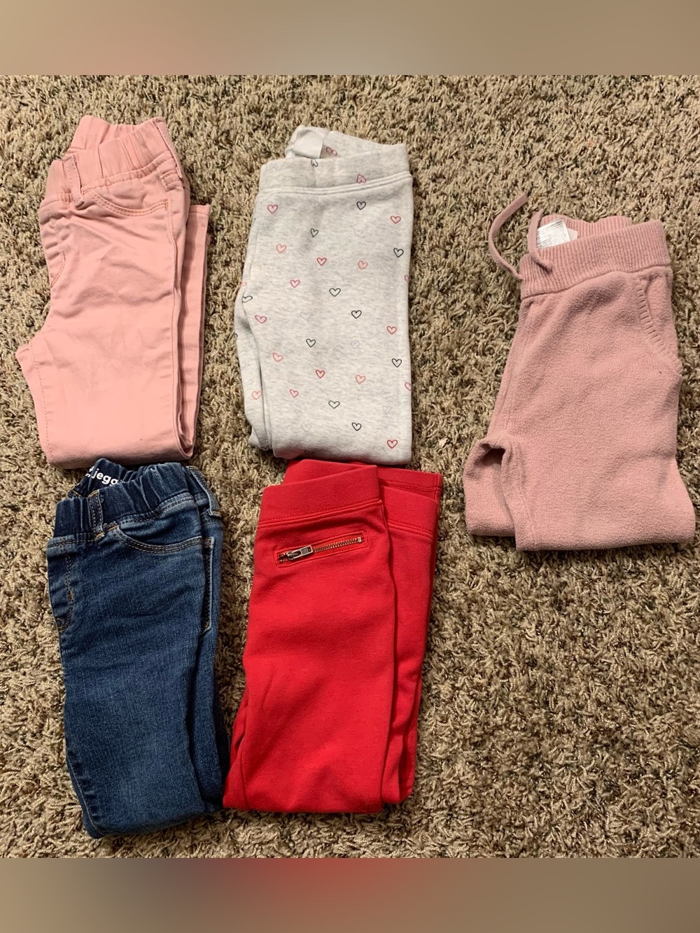 Baby Gap Toddler Girls Pants Bundle - Size 4T (Lot of 5)